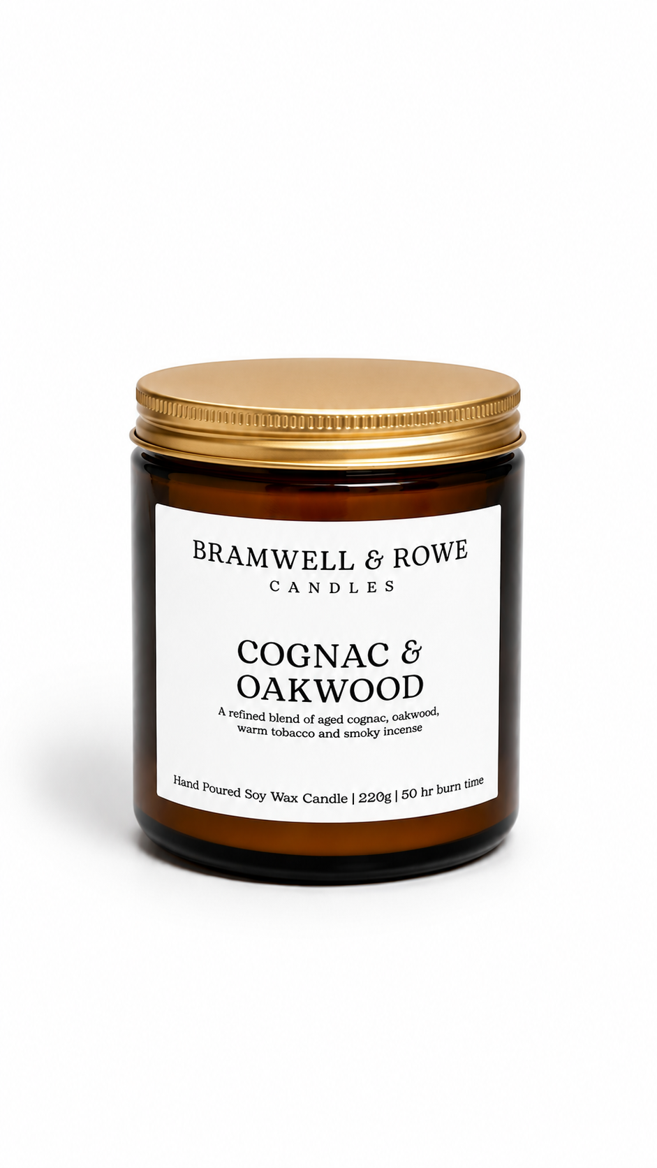 cognac_and_oakwood_hand_poured_soy_wax_candle gold lid